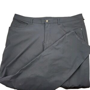 Lululemon ABC Classic Pants Mens 40x34 Black Warpstreme Trouser M5426S40 x 34